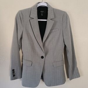 Mango grey suit blazer